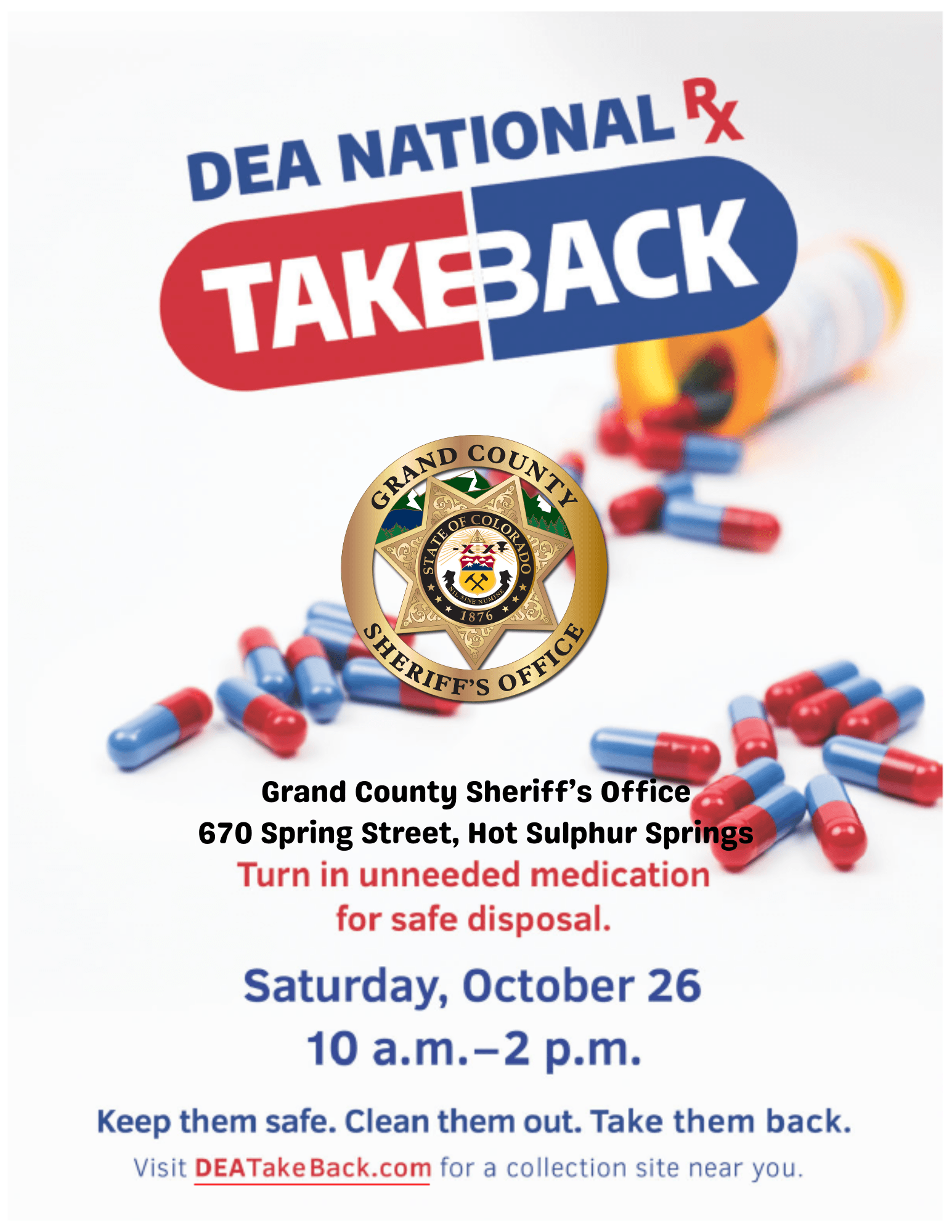Drug Take Back Day 10-26-2024
