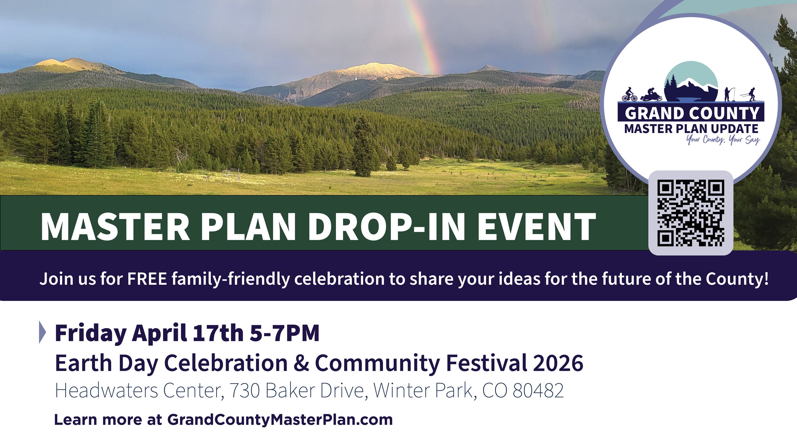 Master Plan Drop in event infographic